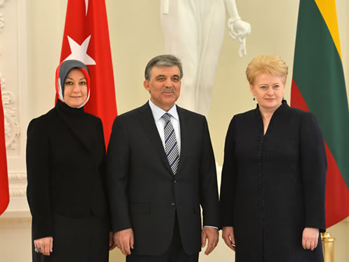 Cumhurbaşkanı Gül Litvanya'da
